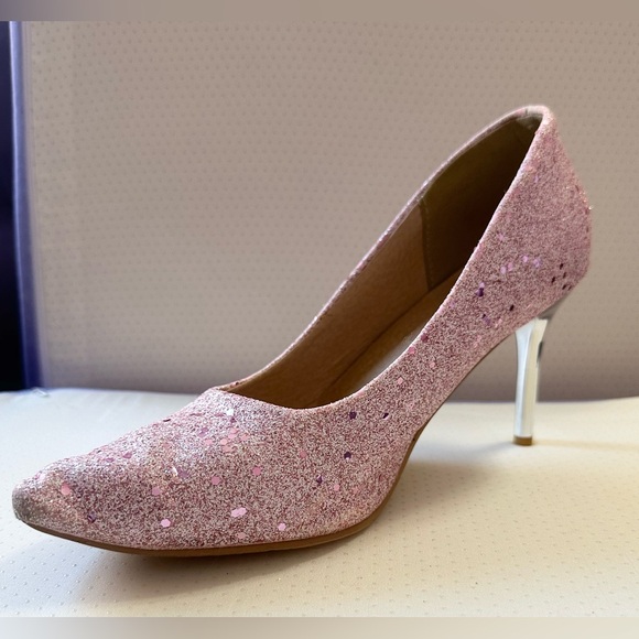 Pink Sparkly Heels - Picture 5 of 9